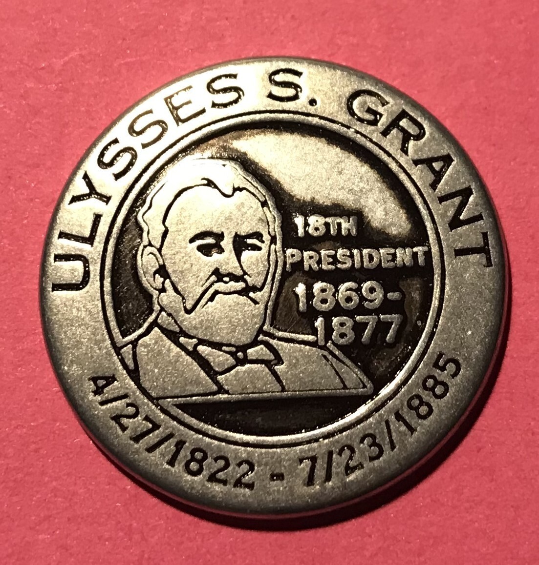Ulysses S. Grant, 18th President, WhiteHaven Collectible Token