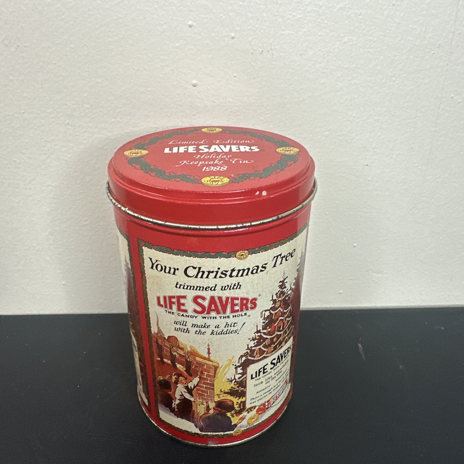 Vintage Life Savers Limited Edition Christmas Tin 1988