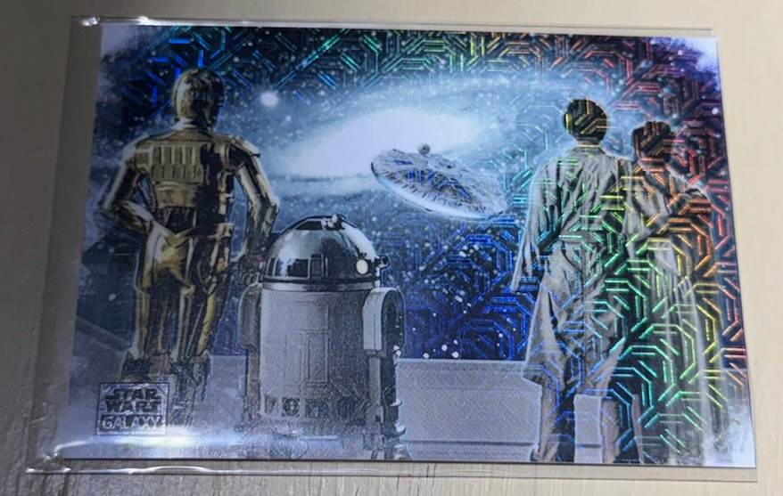 2025 Topps Star Wars Galaxy Into the Nebula /50 MOJO Refractor SWIN-12
