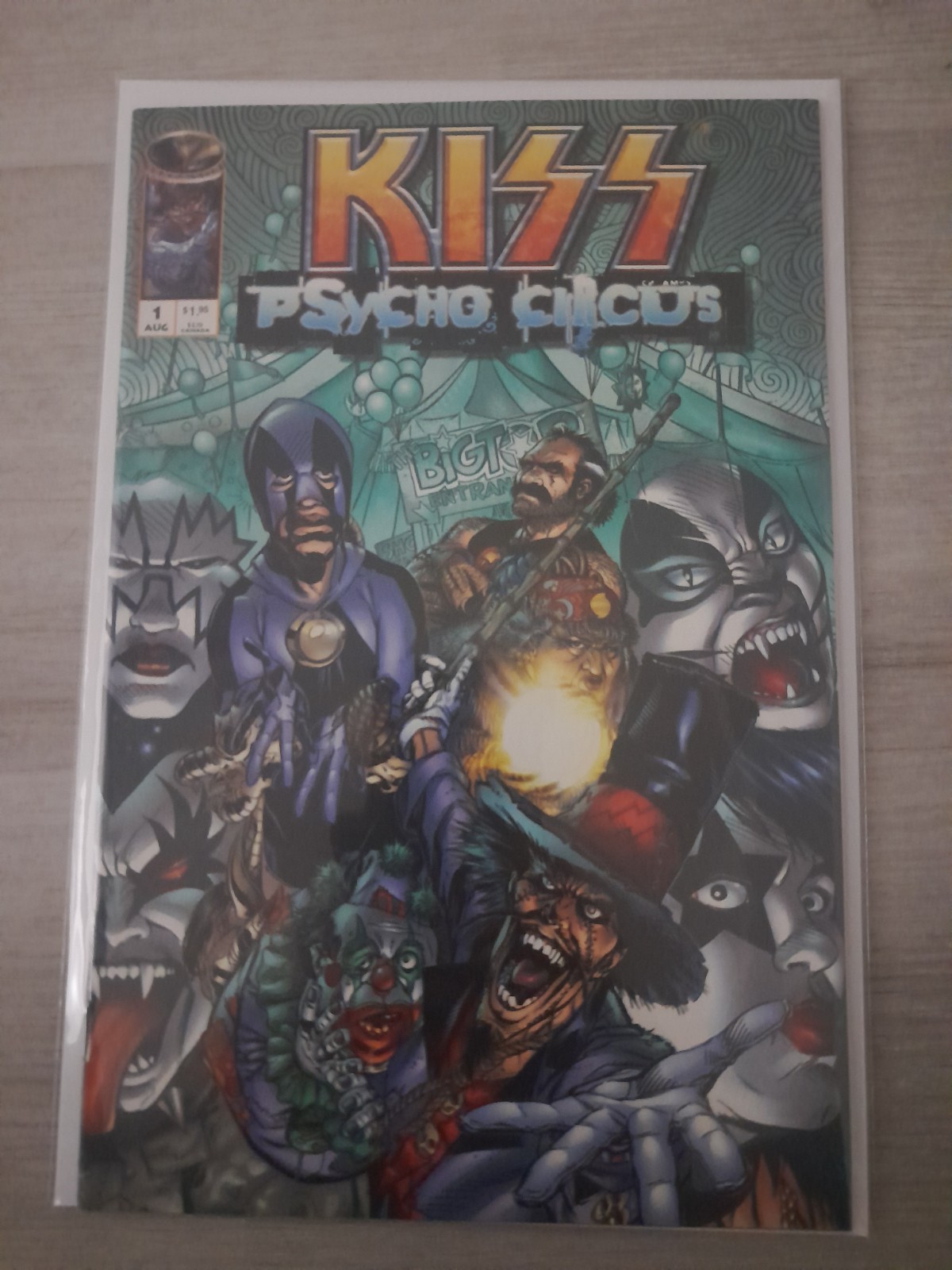 1997 Image Comics KISS: Psycho Circus #1 Angel Medina Cover