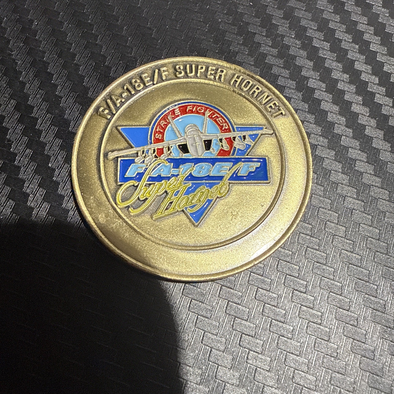 Navy F/A-18 E/F Super Hornet - Boeing  100th Delivery Challenge Coin - Rare