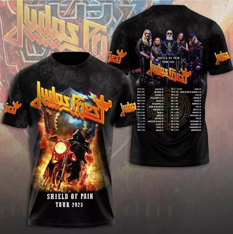 Judas Priest Band 3d Print All size Shirt Gif fans