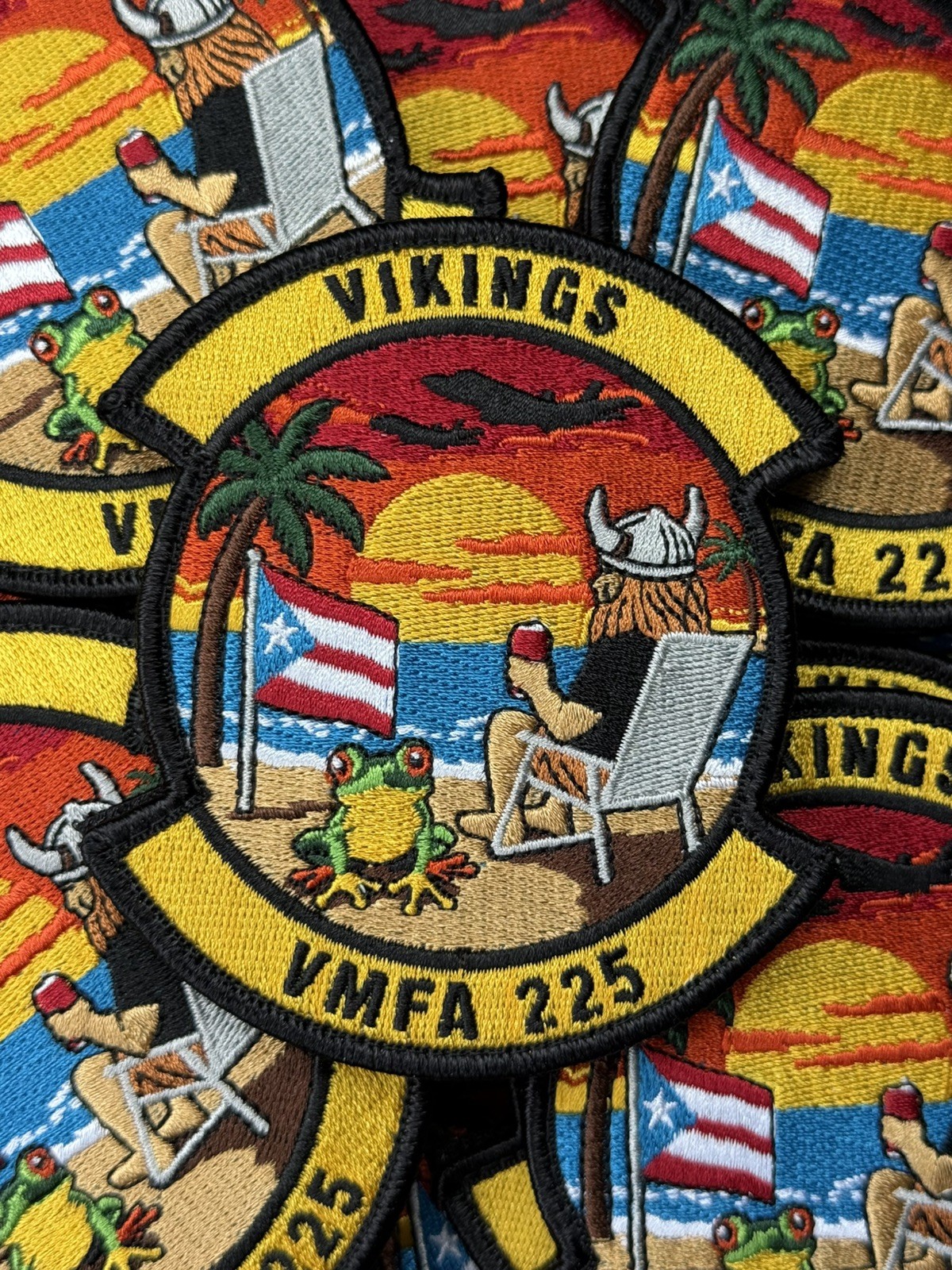 VMFA-225 VALHALLA’S SHORES F-35B PUERTO RICO DEPLOYMENT PATCH