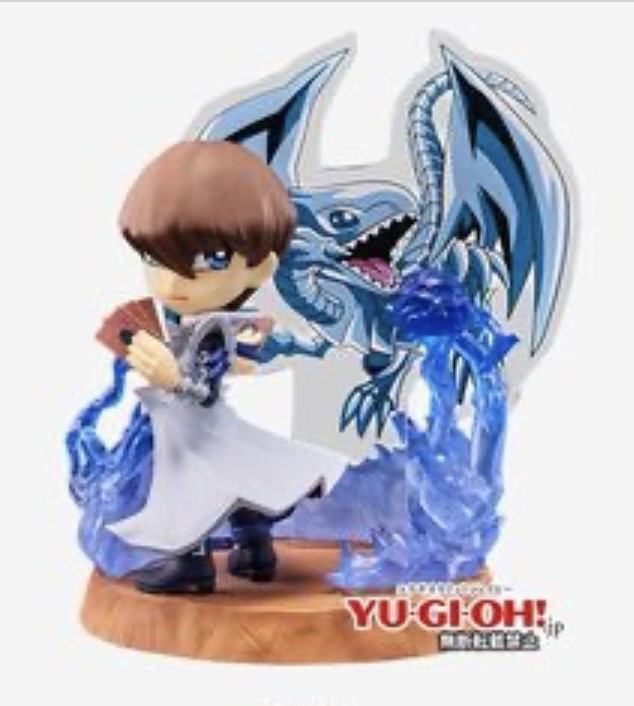 RARE SEALED - Yu-Gi-Oh Rement Seto Kaiba Blue Eyes White Dragon Acrylic Stand