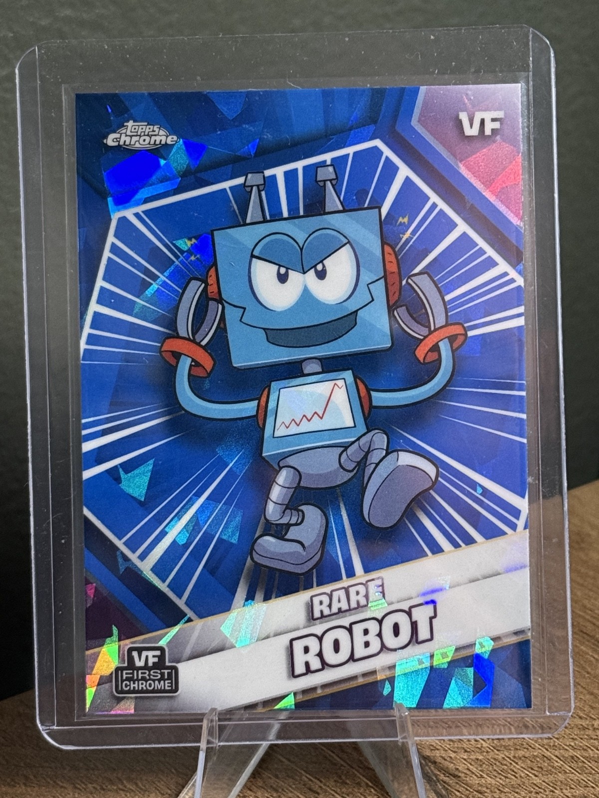 2026 Topps Chrome VeeFriends Sapphire Rare Robot #10 Gary Vee