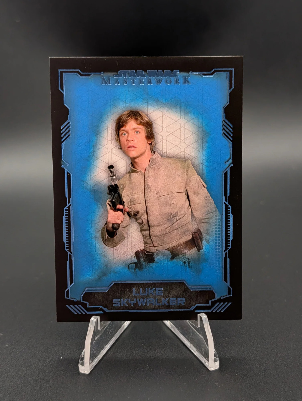2016 Topps Star Wars Masterwork Luke Skywalker Blue Metallic #2
