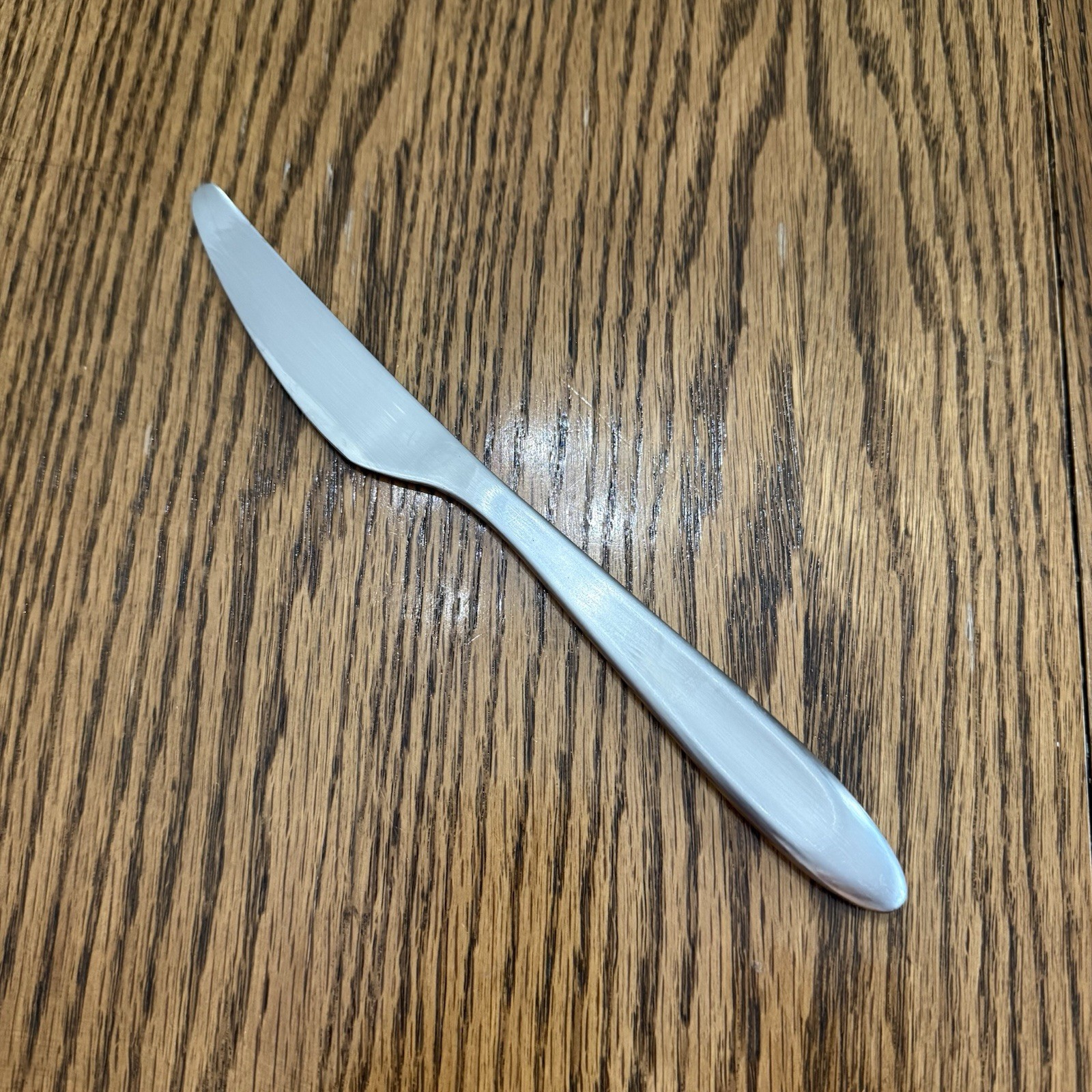 gs Gourmet Settings STAND BY Concave Point Tip Satin Stainless DINNER KNIFE 9.5