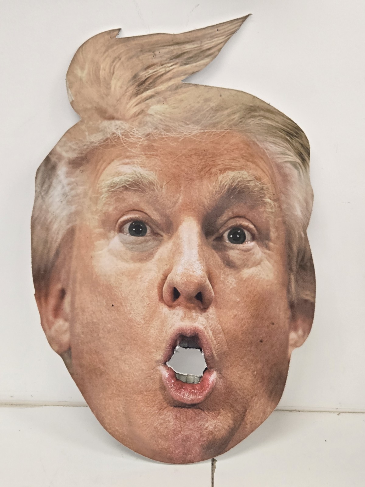 Bobble Hedz Donald Trump Yelling Mask ~ Costume ~ Big Head ~ Oversized Head