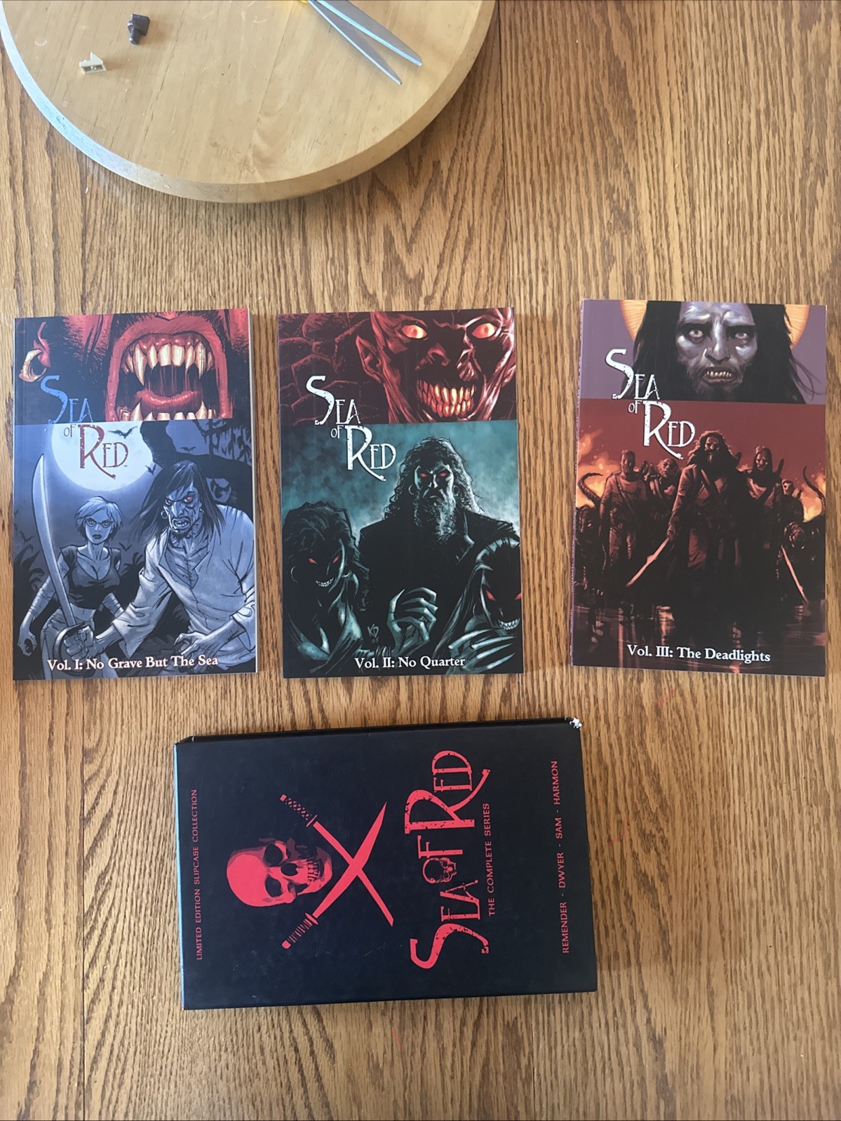 SEA OF RED: THE COMPLETE SERIES By Rick Remender In Slipcase.