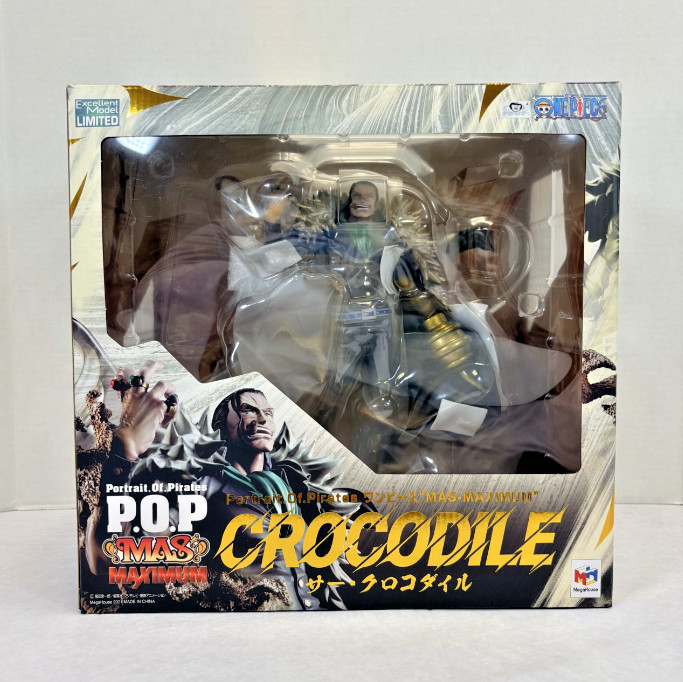 Megahouse OnePiece Portrait of Pirates Mas-Maximum Sir Crocodile Figure