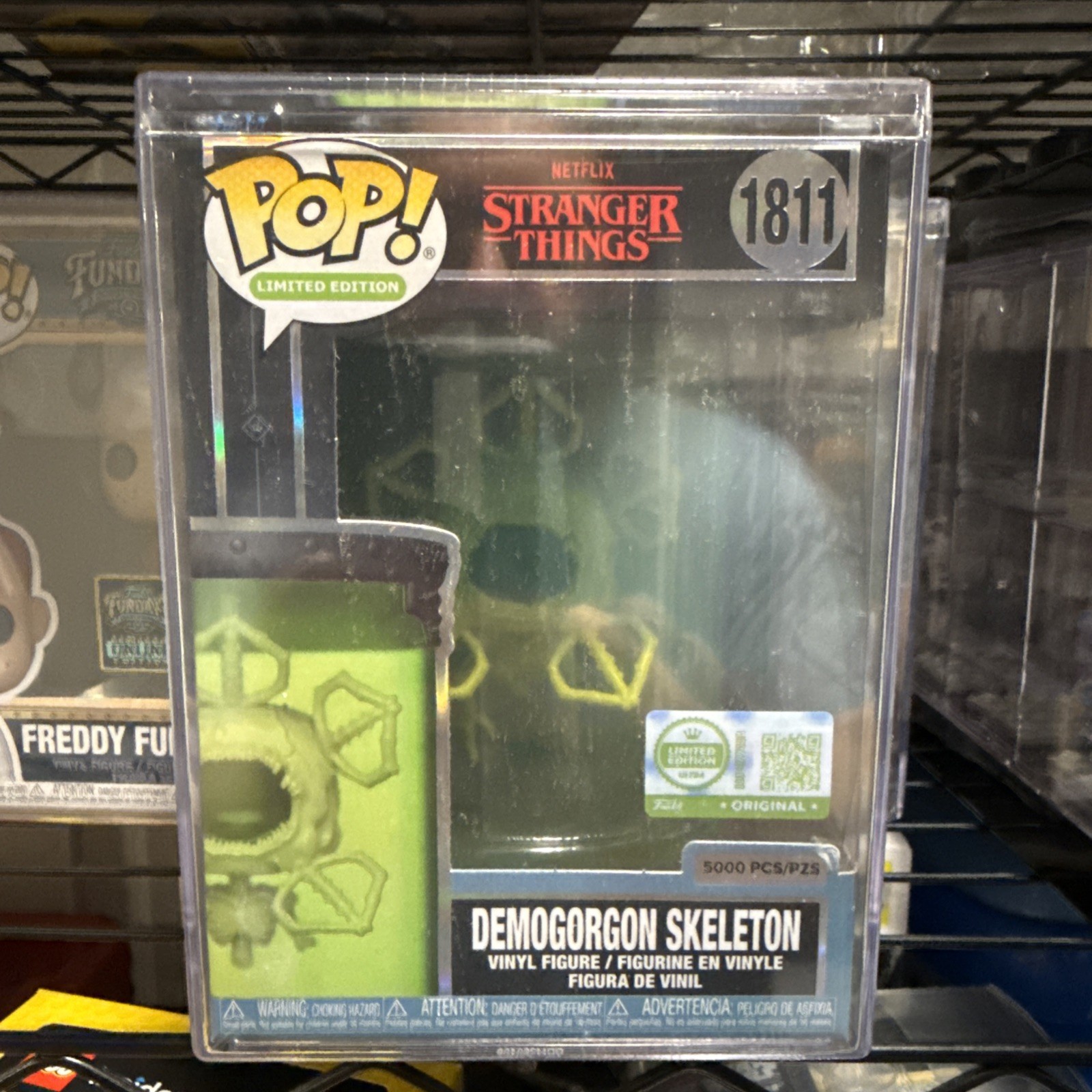 Pop Demogorgon Skeleton with Pop Protector 5000 piece