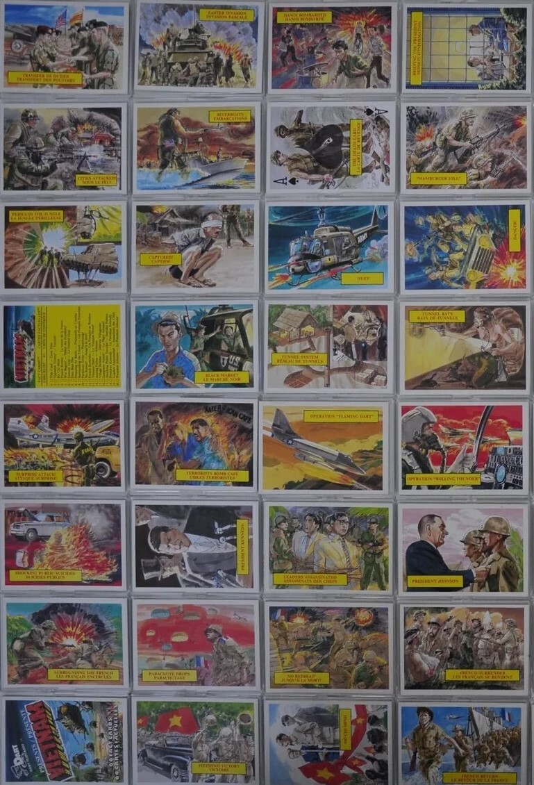 1988 DART FLIPCARDS VIETNAM FACT CARDS SERIES 1 SINGE #37 FOR SATORI4