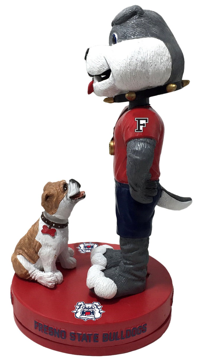 Victor E. Bulldog & Timeout Fresno State Bulldogs Dual Bobblehead NCAA College