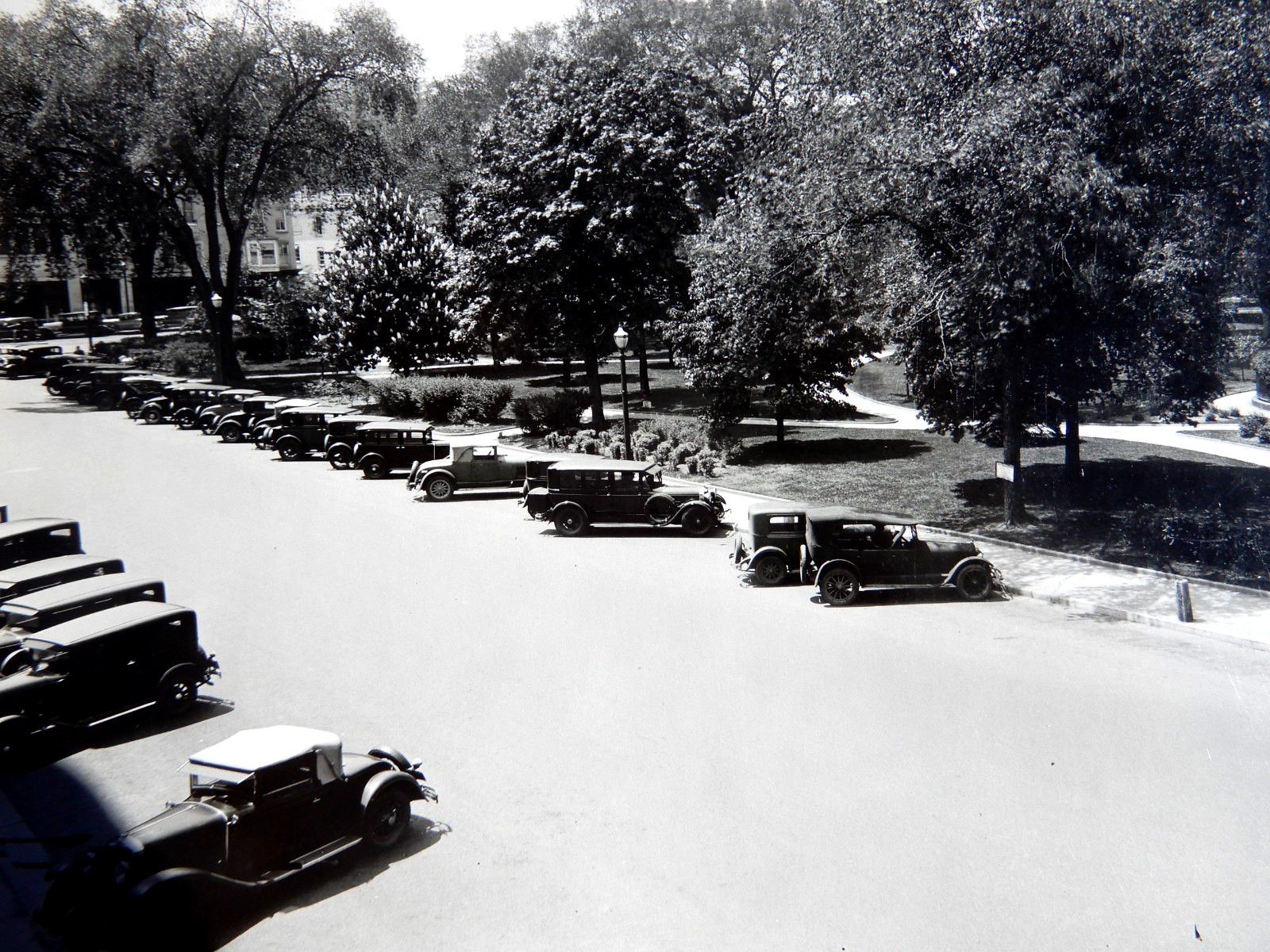 Antique 1920-30  Curtiss Photo MORRISTOWN GREEN Morristown, NJ  9 5/8