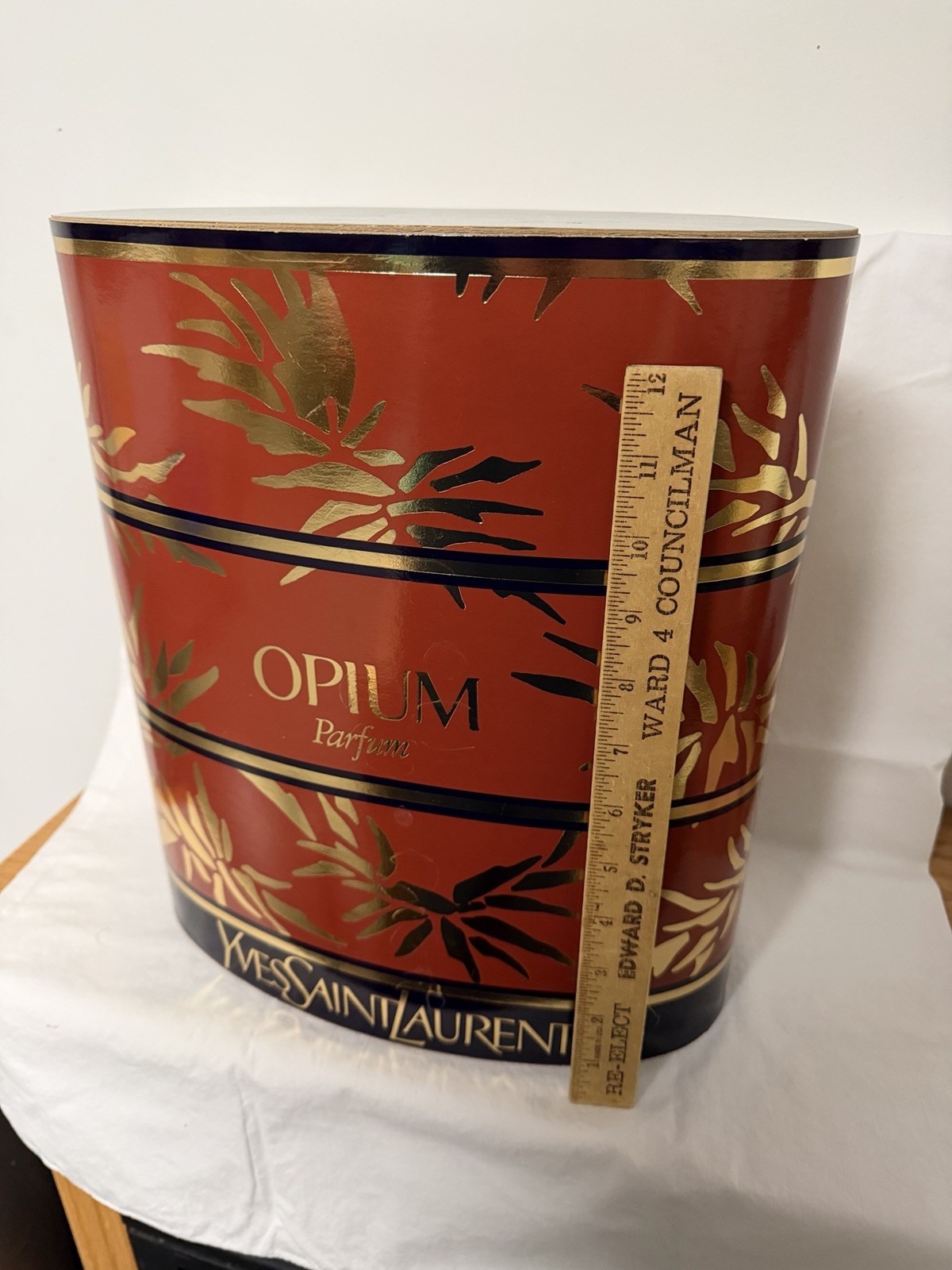 Vintage  YSL  Large Store Display Box Opium Yves Saint Laurent 13\