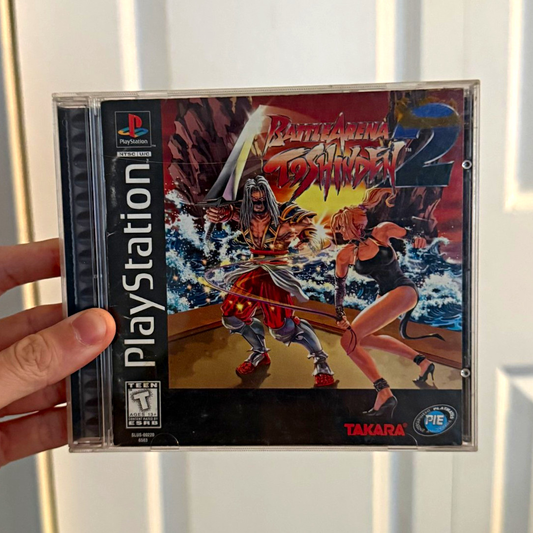 Battle Arena Toshinden 2 Sony PlayStation 1 PS1 1996 Fighting NTSC-U/C Complete