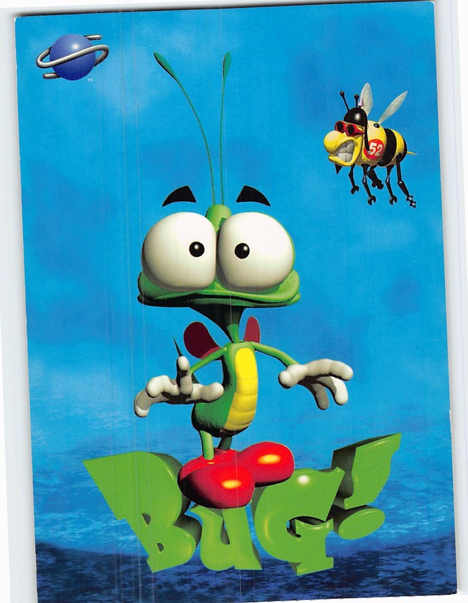 Postcard Bug Sega Saturn Sega