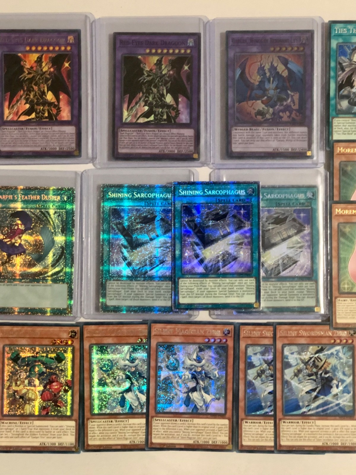Yugioh Shining Sarcophagus Deck Near Complete  Gadget Trio Dragoon Garura + More