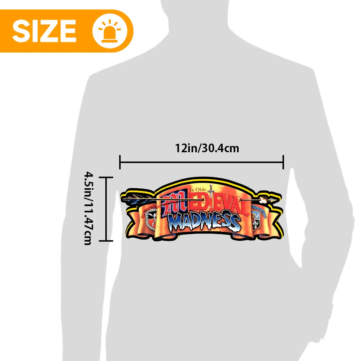 Medieval Madness Logo Led Lightbox for Pinball Machine 3D Printed Lightbox