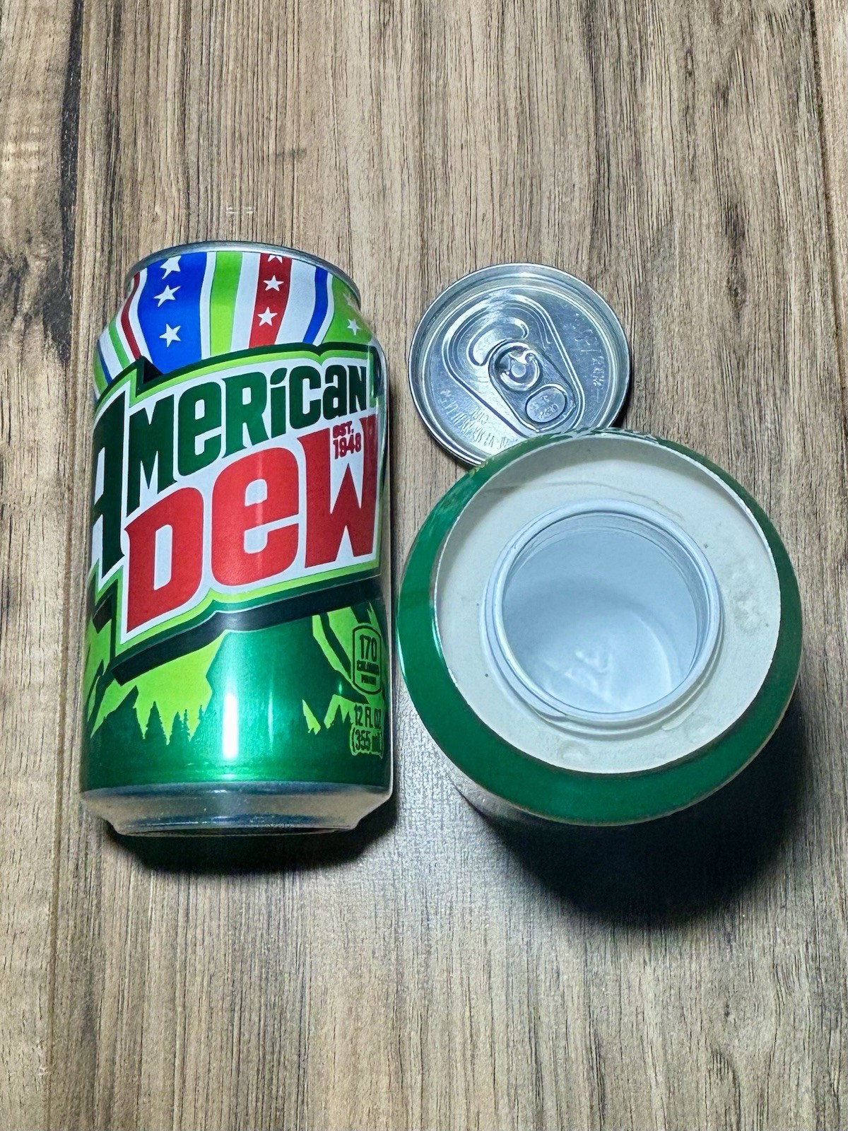 Limited Edition American Dew Current Style Hidden Stash Cansafe Gift New Mtn Dew