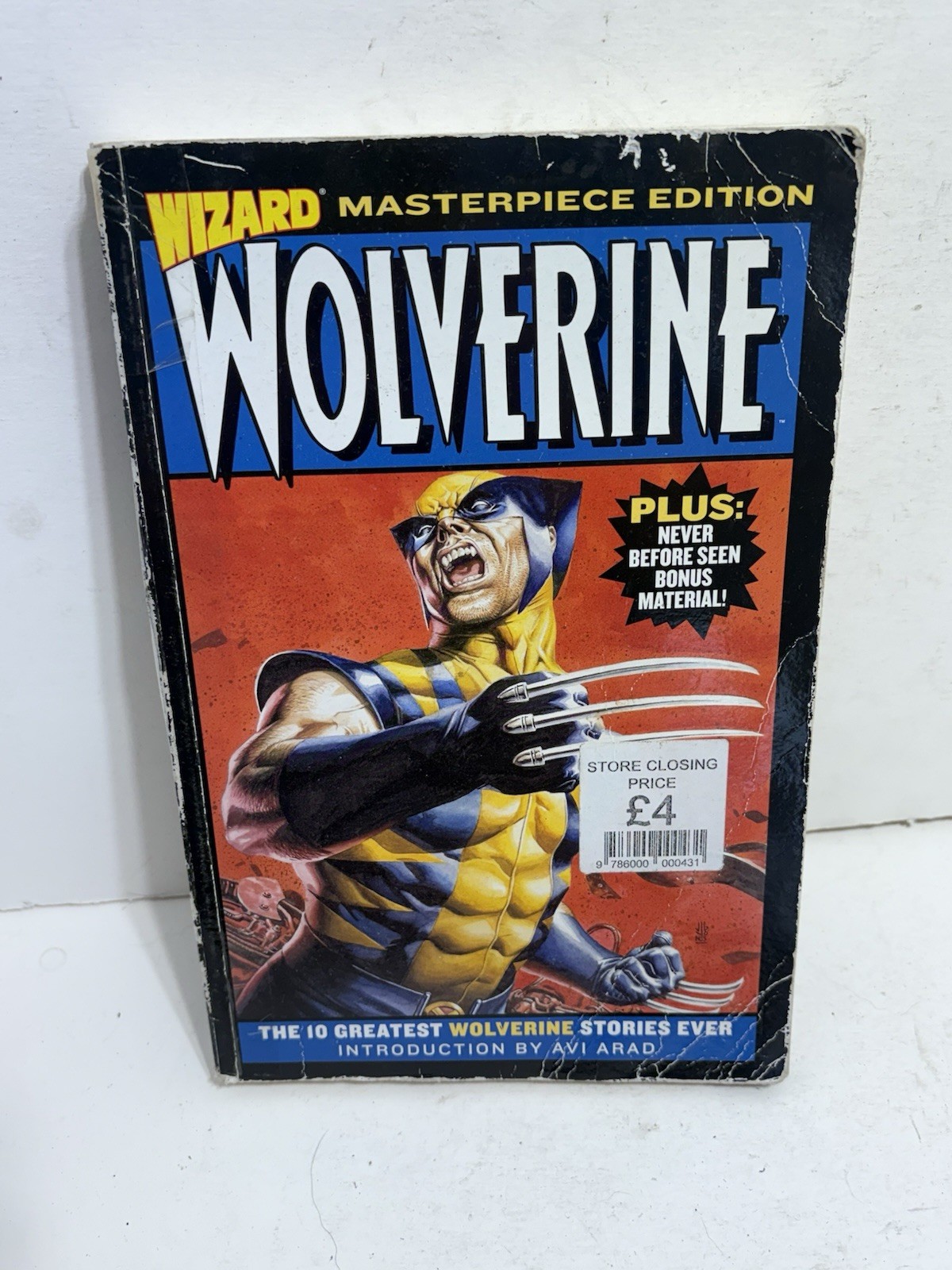 Wizard Wolverine Masterpiece Edition Volume 1 Hardcover 2004 HC ~ Jim Lee