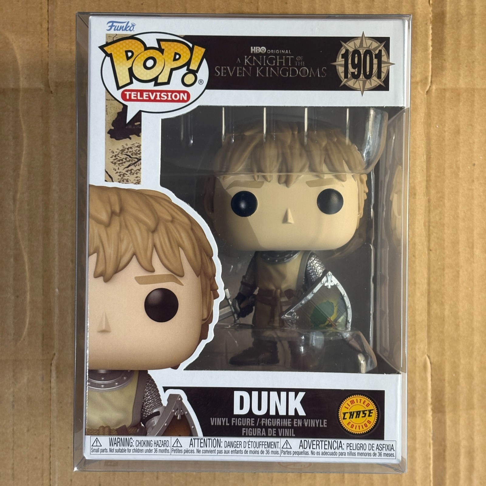 Funko Pop Dunk CHASE #1901, A Knight of the Seven Kingdoms, GoT, HBO TV