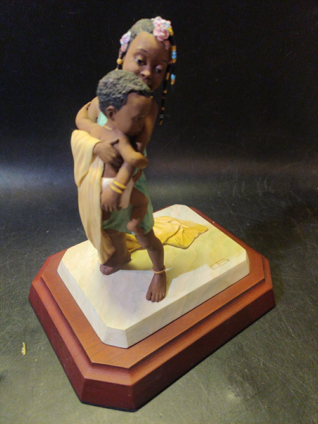 Thomas Blackshear's Ebony Visions The Siblings Figurine Item #37003 Gamma Issue