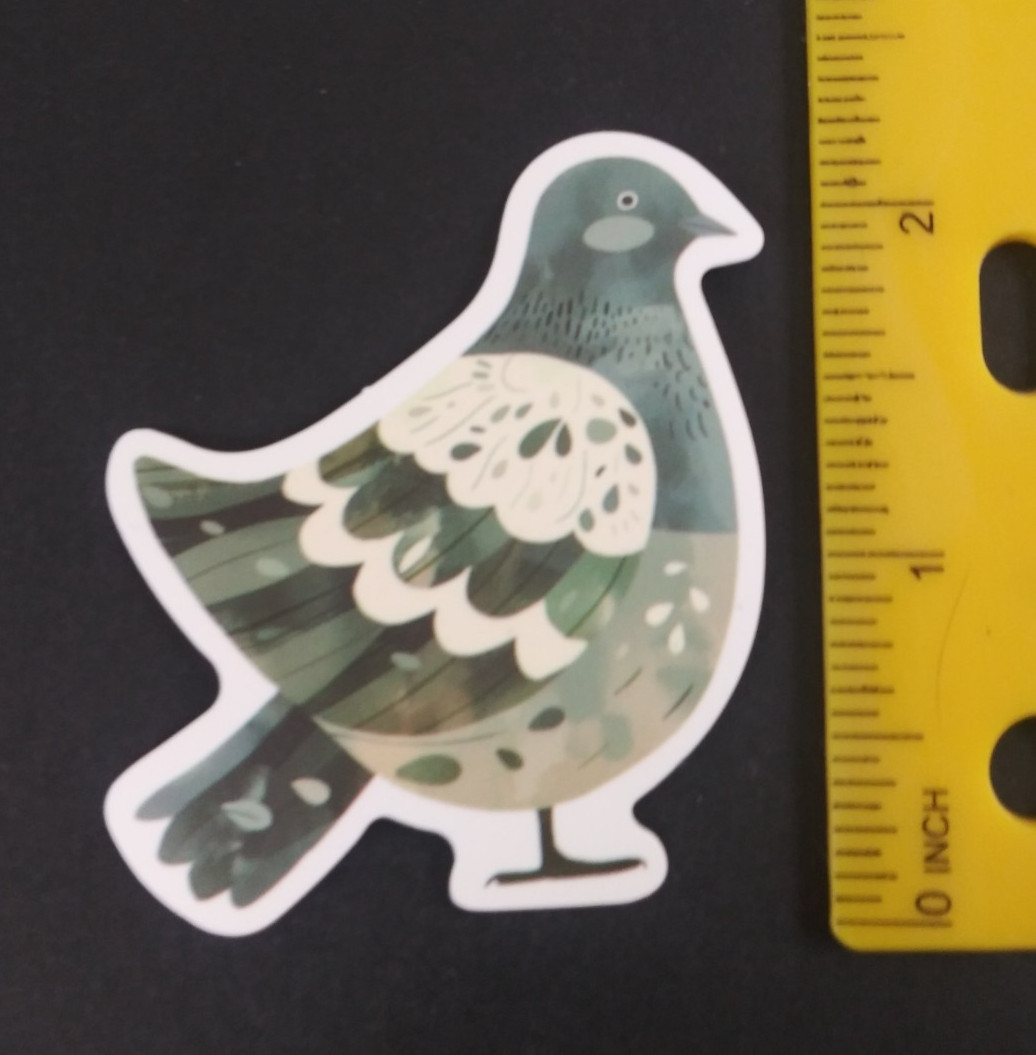 Pigeon Cute Animal Sticker (AG)