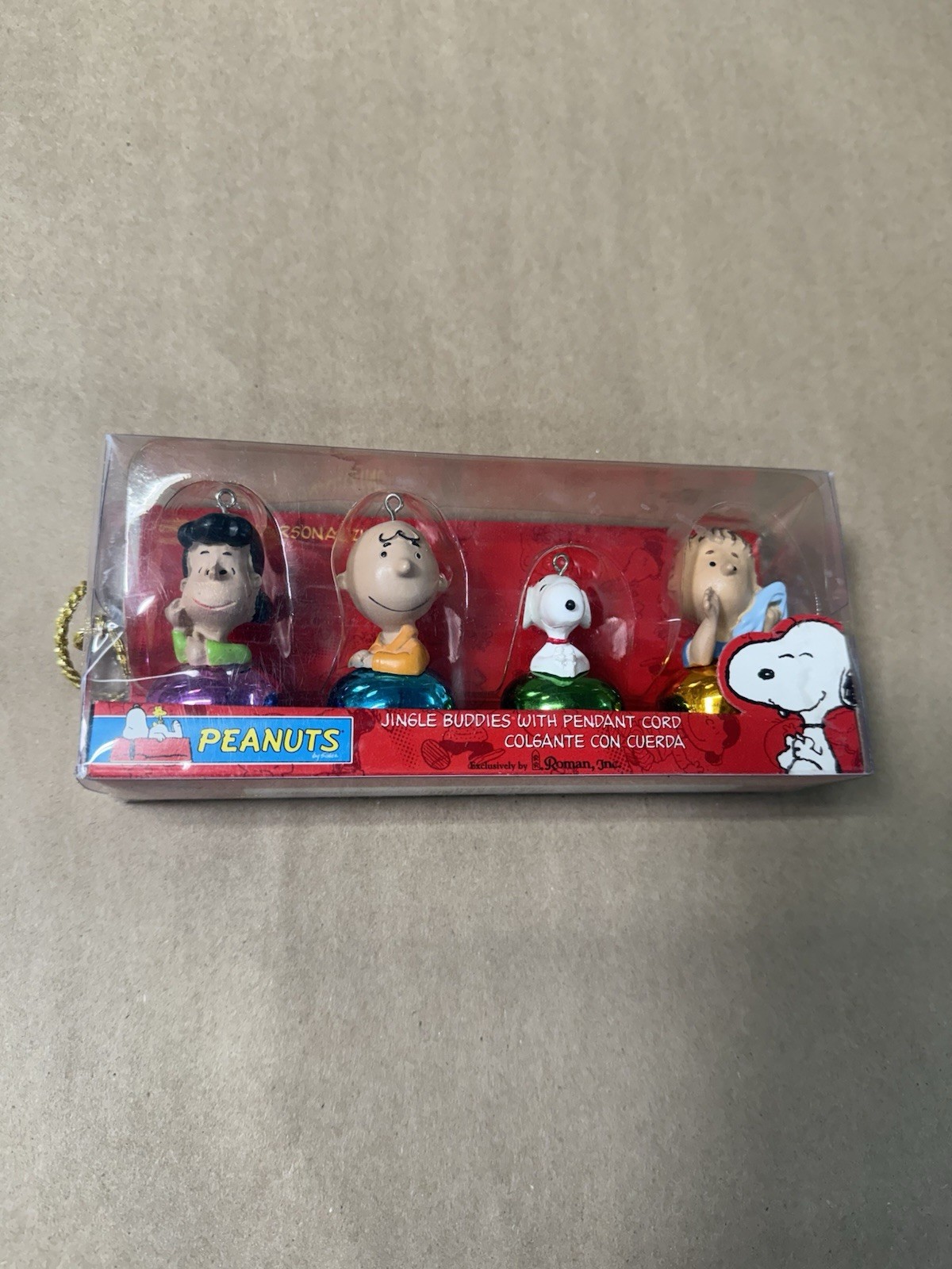 Peanuts Jingle Buddies with pendant cord by Roman Year 2004