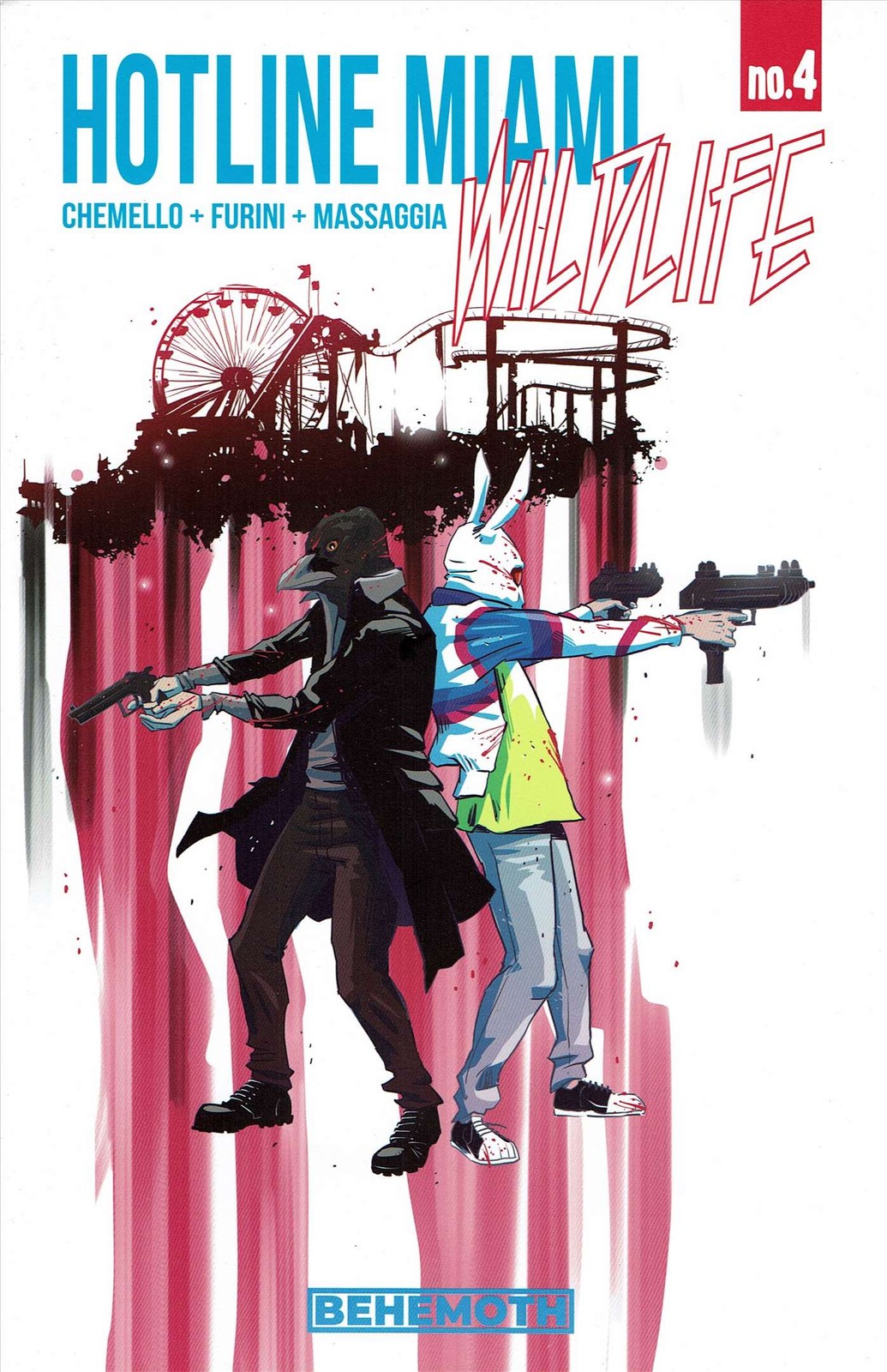 Hotline Miami: Wildlife #4 VF/NM; Behemoth | Based on Video Game - w/Bag+Board