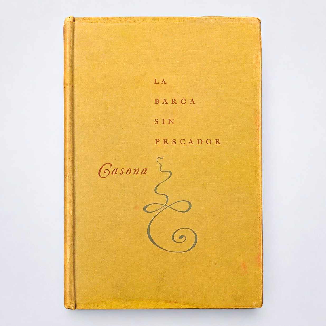 Alejandro Casona Signed & Inscribed La Barca Sin Pescador Book OUP 1953