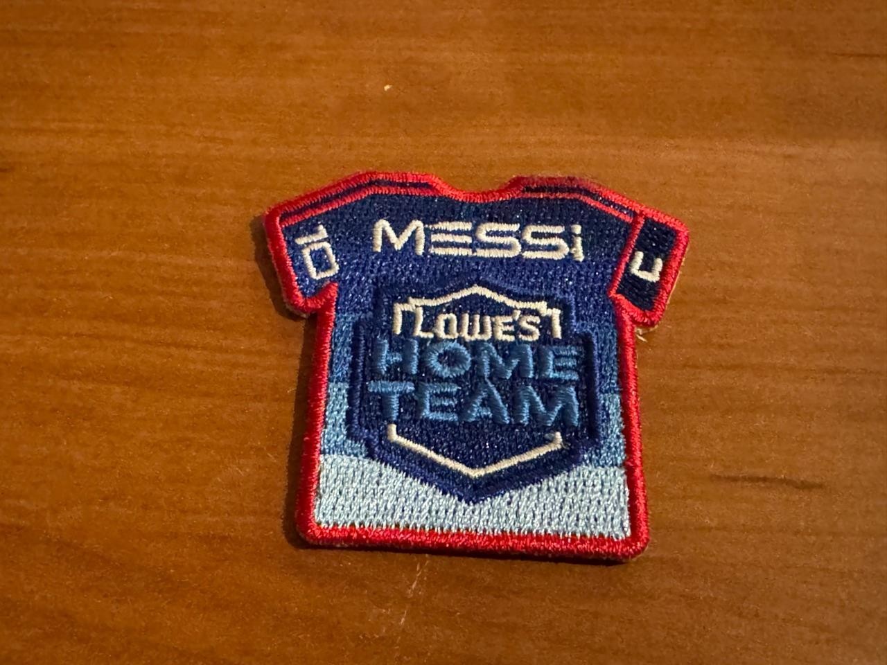Vintage Lowe’s Home Team Lionel Messi Iron-On Badge or Patch