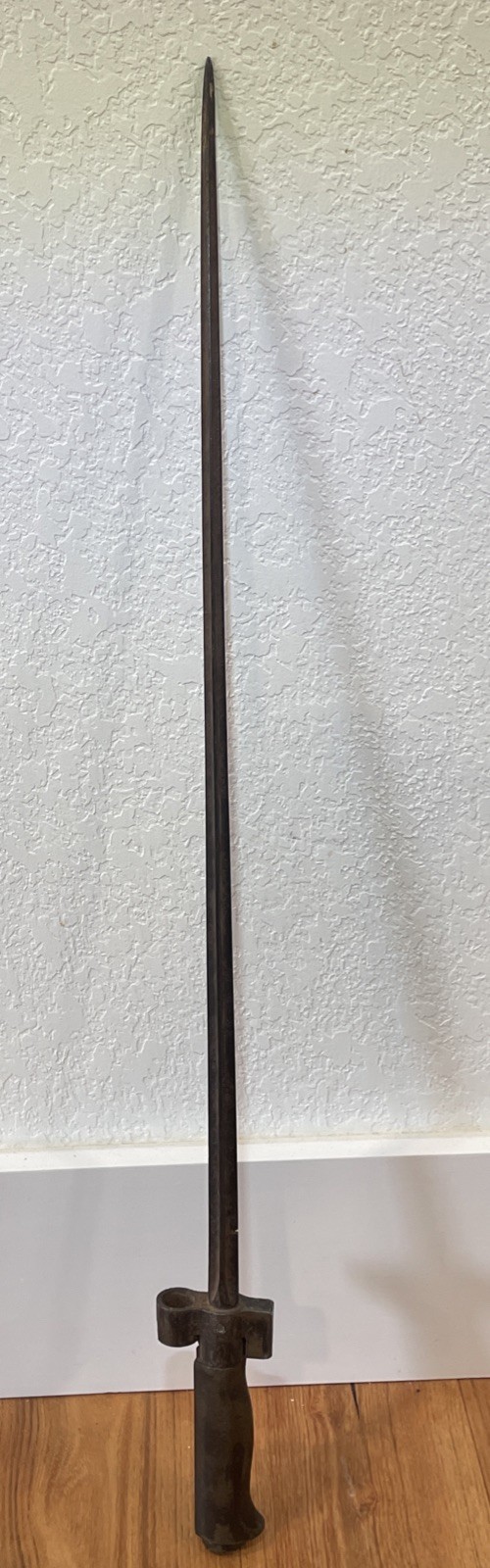 Authentic WW1 French M1886  Lebel Bayonet “ROSALIE” No Scabbard— Antique