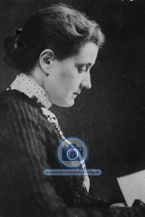 JANE ADDAMS PROFILE PORTRAIT EARLY 1900S 4X6 PHOTO