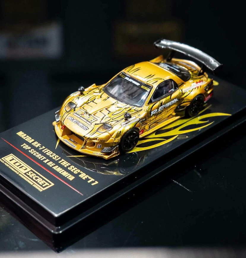INNO 1/64 Mazda RX-7 FD3S THE SECRE T 7 Top Secret