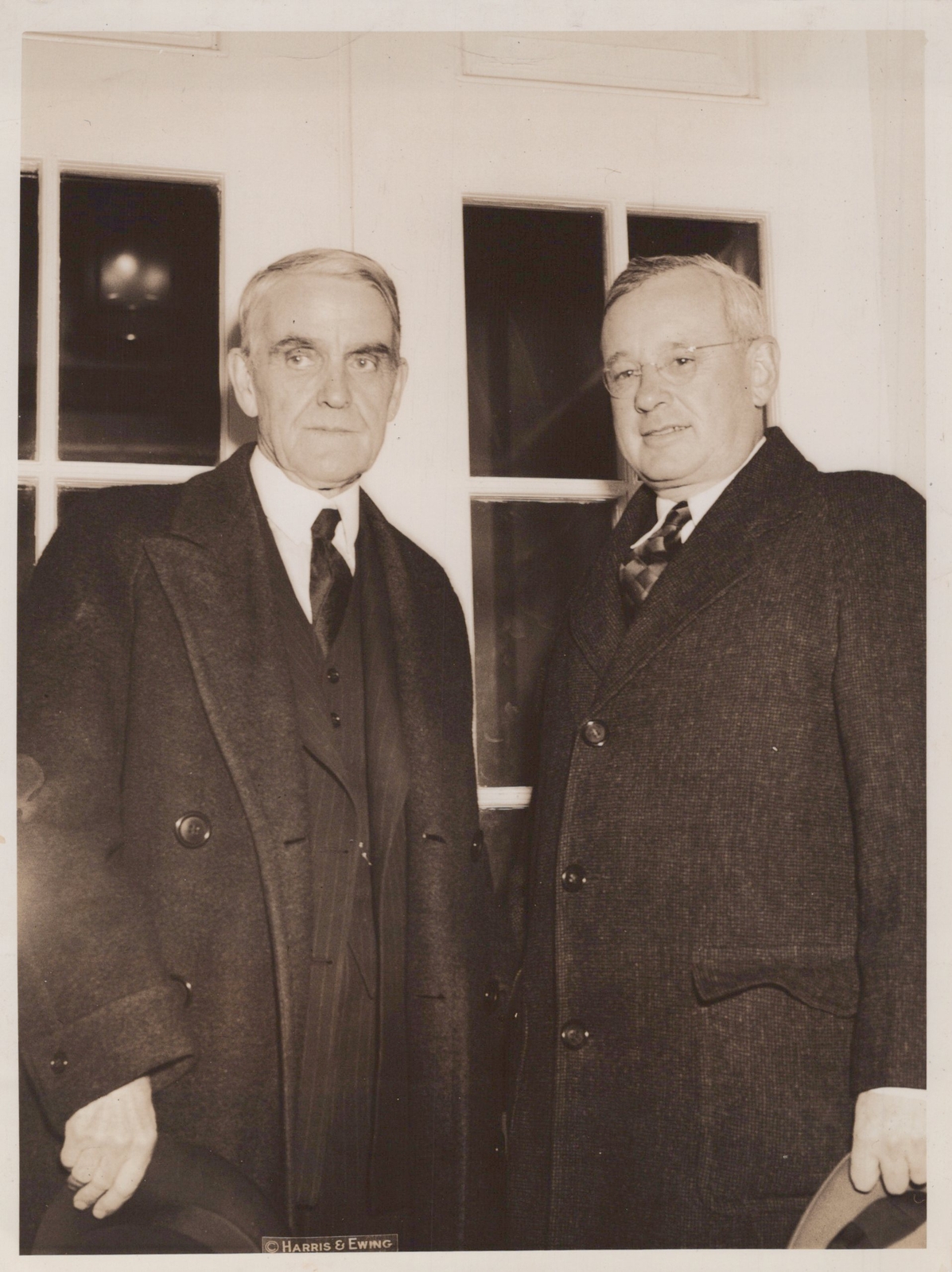 Landon and Capper White House Visit Photo D.C. 1937 - Original Press Photo