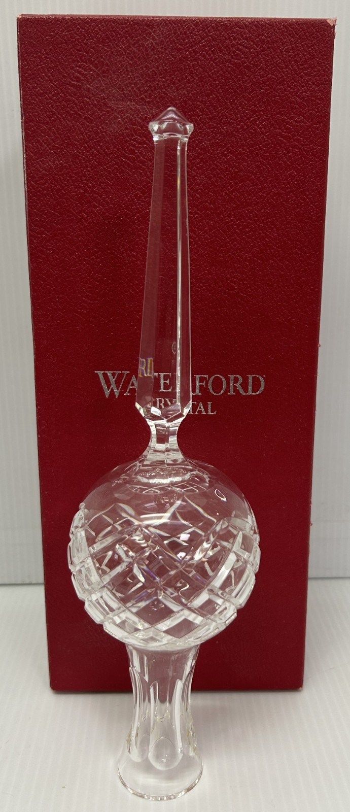 MA6 Waterford Crystal Vintage Spire Tree Top Topper Christmas Ireland 10.5”