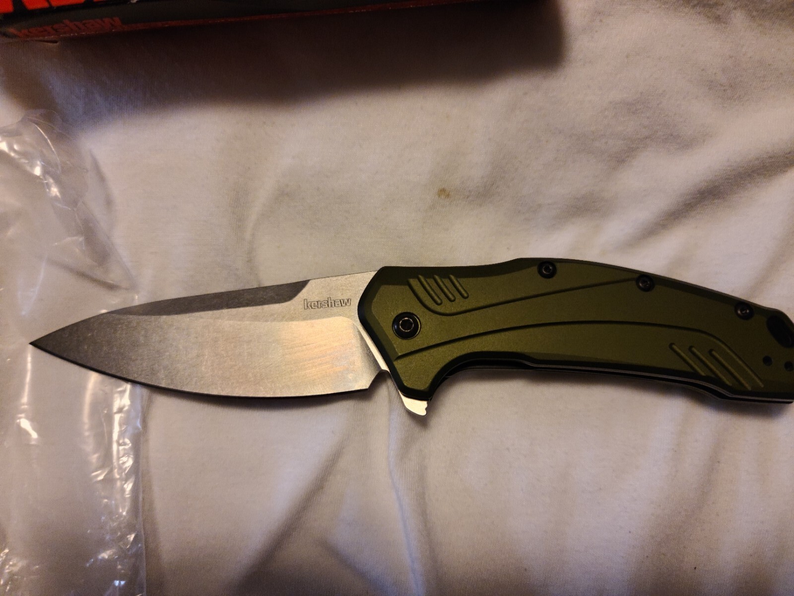  Kershaw A/O Link 1776OLSW BRAND NEW RARE Folding Pocket Knife - 20CV Blade