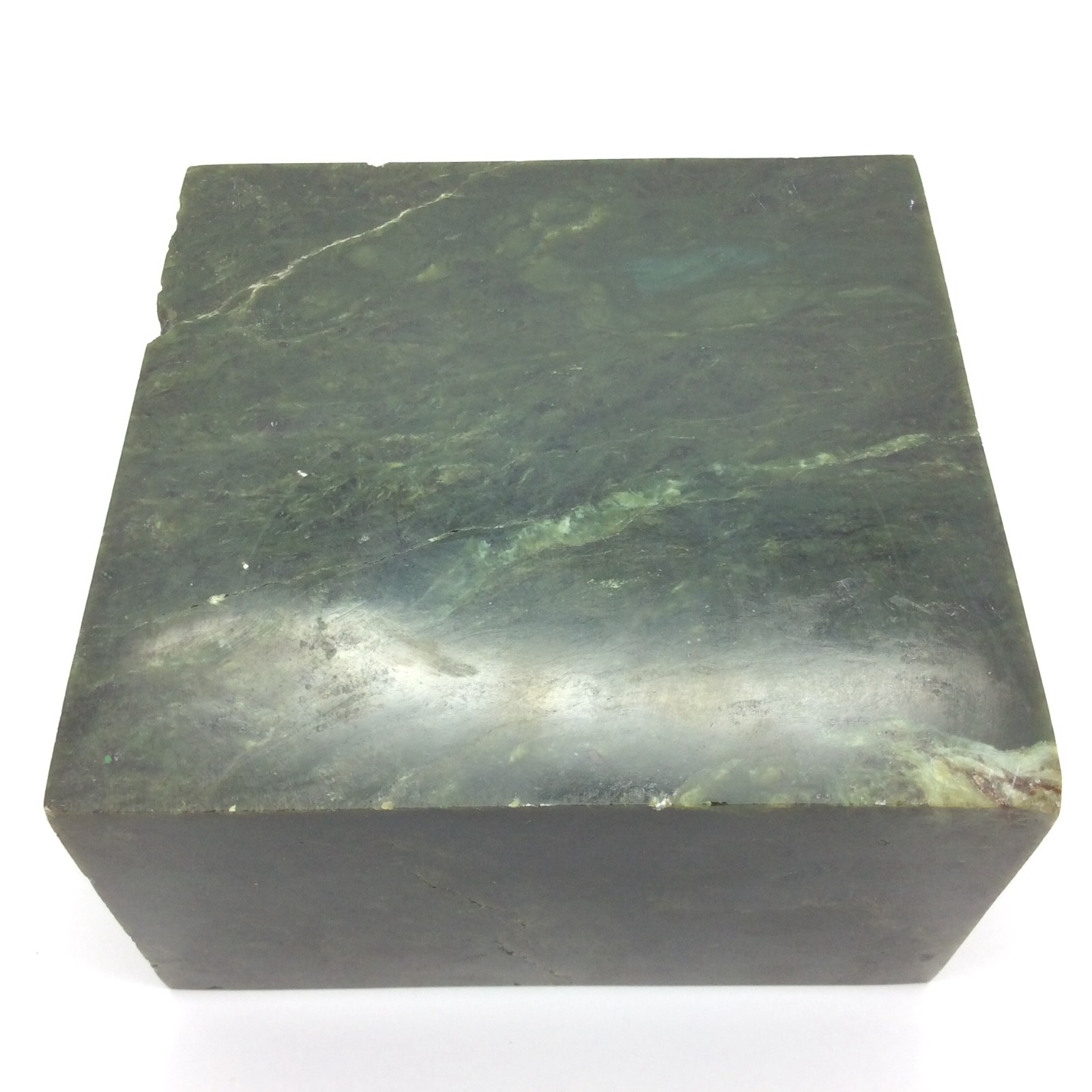 Canadian Jade Block Chromium Green Nephrite Jade Lapidary Stone Canada #10
