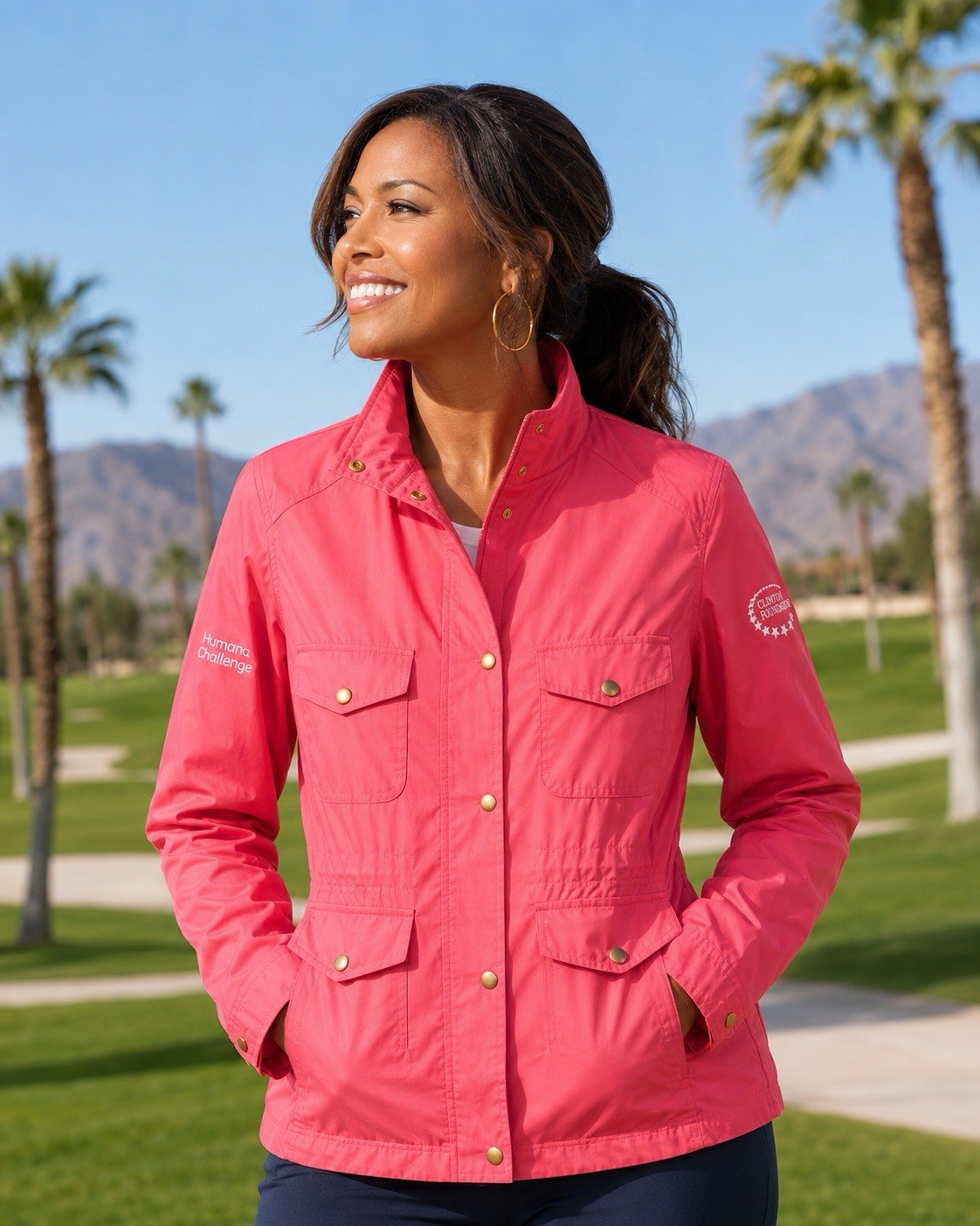 Peter Millar Clinton Foundation Humana 2012 PGA Women M Jacket NWT Bill Hillary
