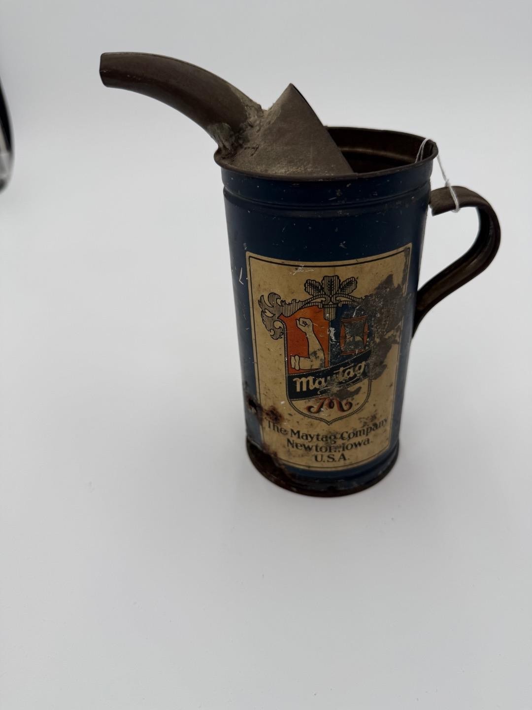 Vintage Maytag Fuel and Oil Can Newton Iowa