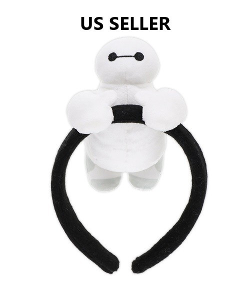 Japan Tokyo Disney Resort Baymax Plush Headband Ears Big Hero 6【US STOCK】