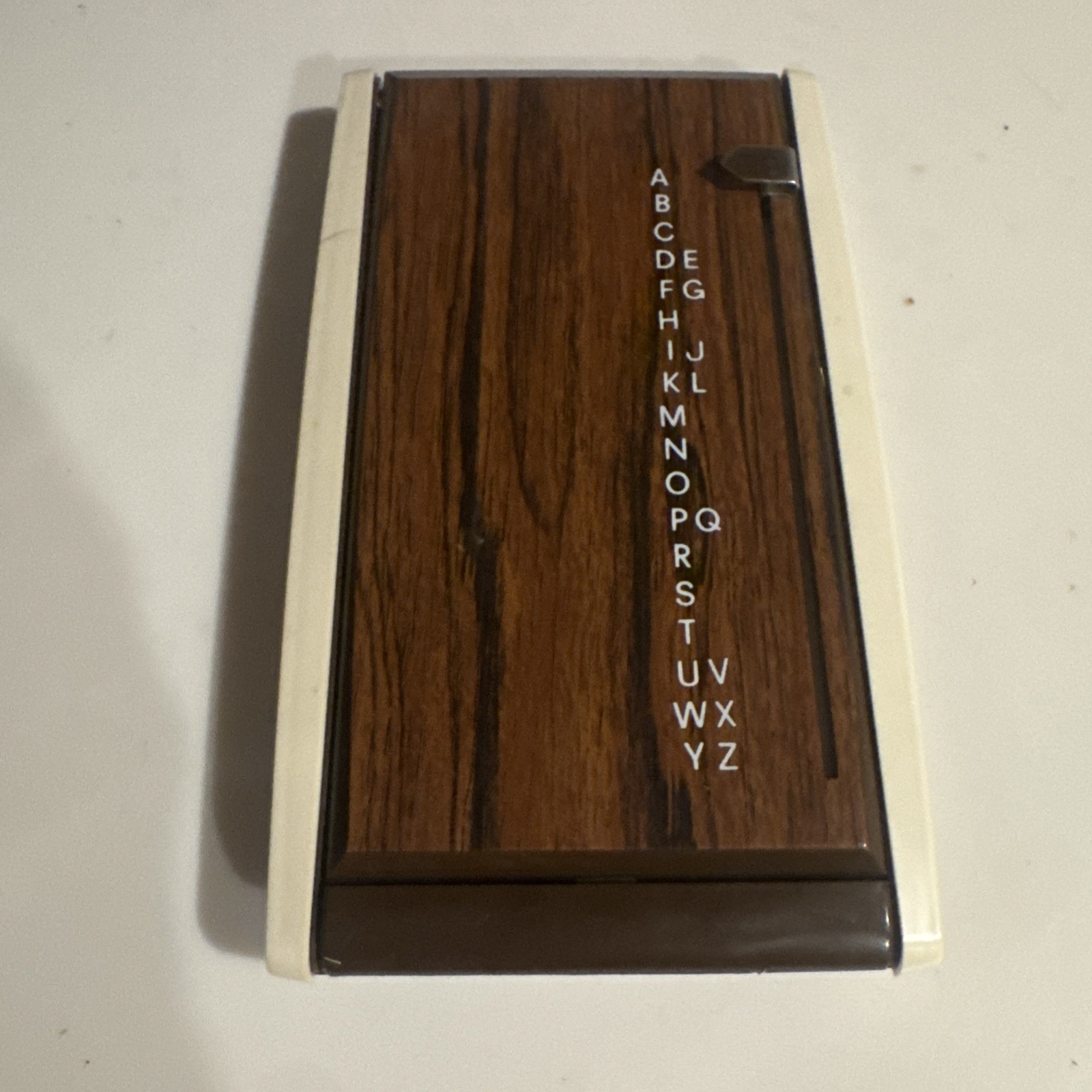 NEW Vintage Eagle Automatic Telephone Index Address Book Alphabet Slider w/Box