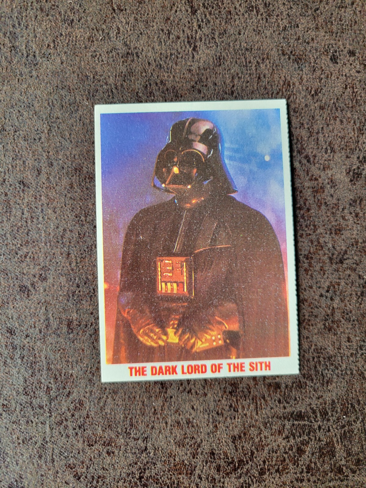 1980 Burger King S W The Empire Strikes Back Card The Dark Lord Of The Sith