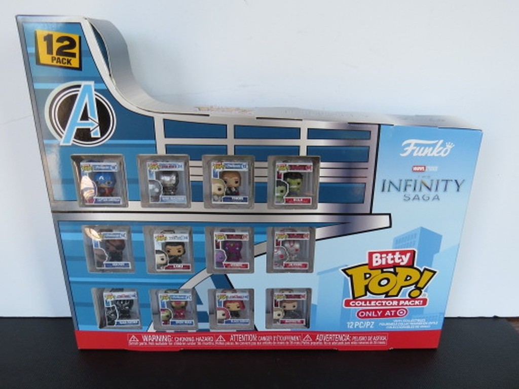 Funko Bitty Pop Marvel Avengers Infinity Saga Collector Pack: 12 Mini  Figures
