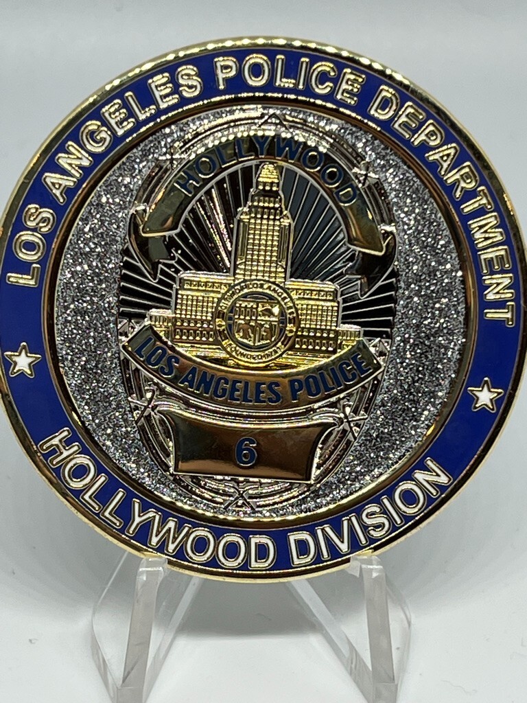 Brand New - Los Angeles Police Department - LAPD Hollywood Division Coin
