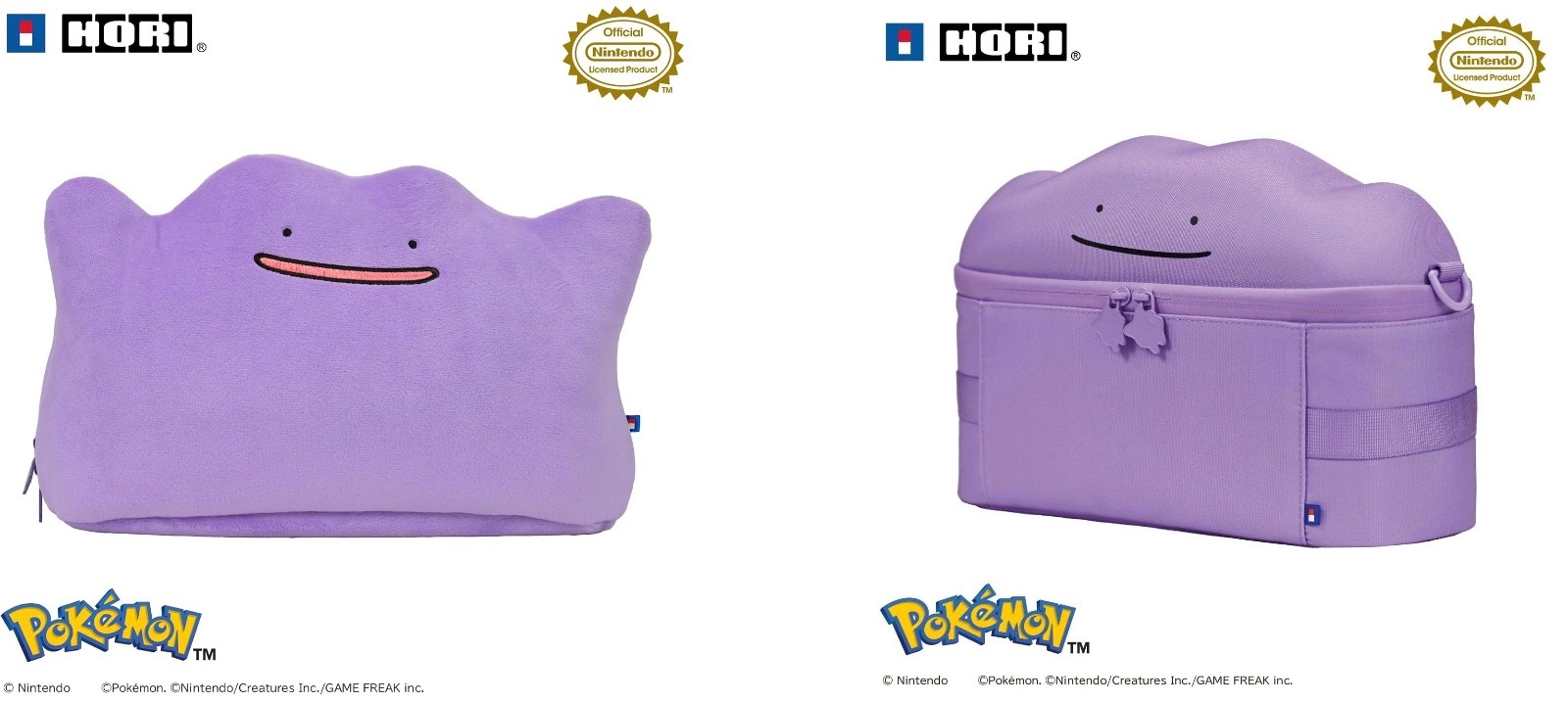 HORI Official Pokémon Ditto Pouch & Bag 2-Piece Set for Switch 2 Case PSL #MD665