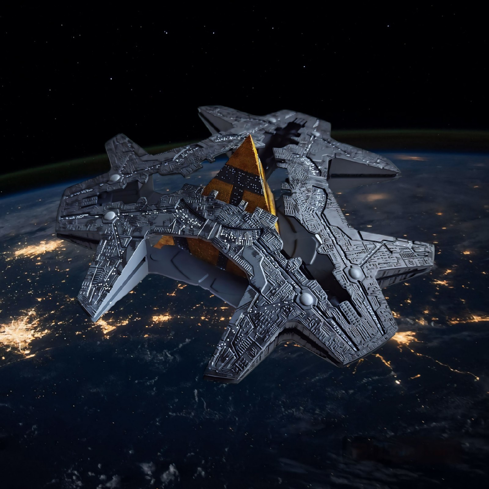 MR Stargate SG-1 Goa’uld Ha’tak Mothership Scale Replica