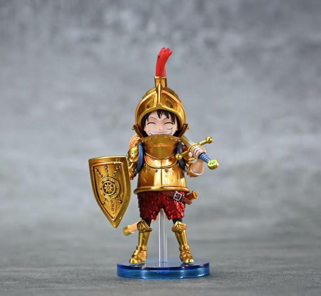 YZ Studio One Piece Monkey D Luffy Model PU In STOCK Painted WCF Golden Armor
