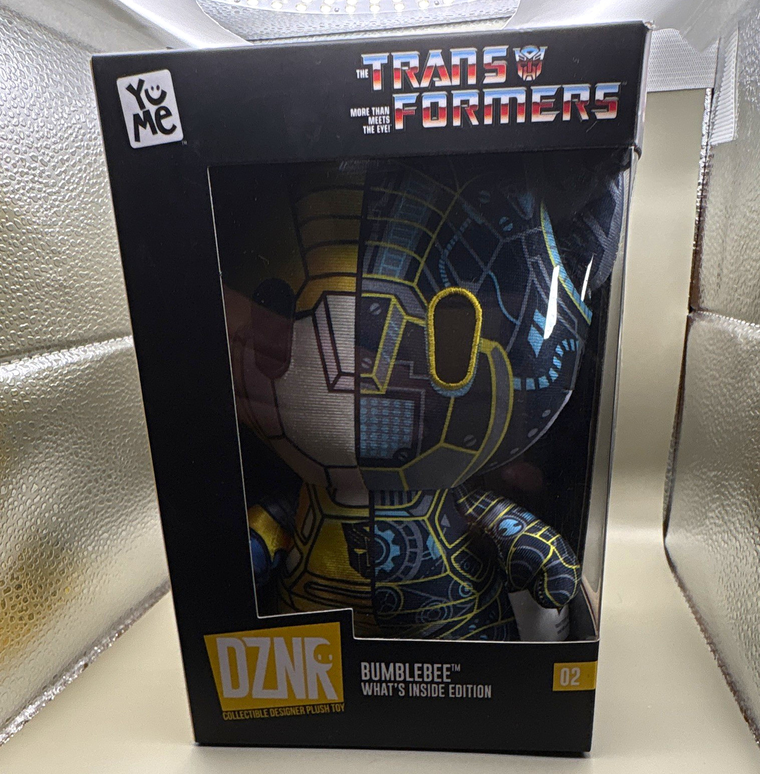YuMe Transformers Bumblebee DZNR What\'s Inside Collector\'s Edition Plush